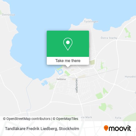 Tandläkare Fredrik Liedberg map