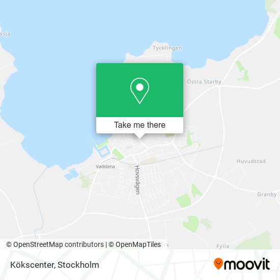 Kökscenter map