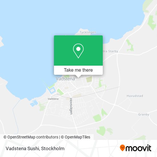 Vadstena Sushi map