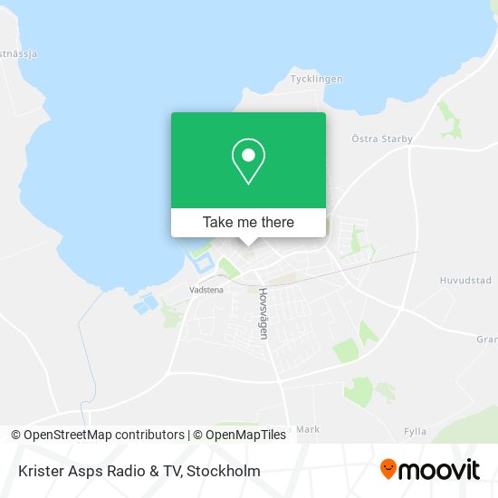Krister Asps Radio & TV map