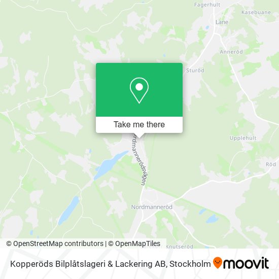 Kopperöds Bilplåtslageri & Lackering AB map