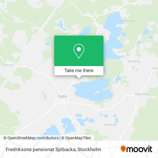 Fredriksons pensionat Sjöbacka map