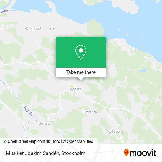 Musiker Joakim Sandén map