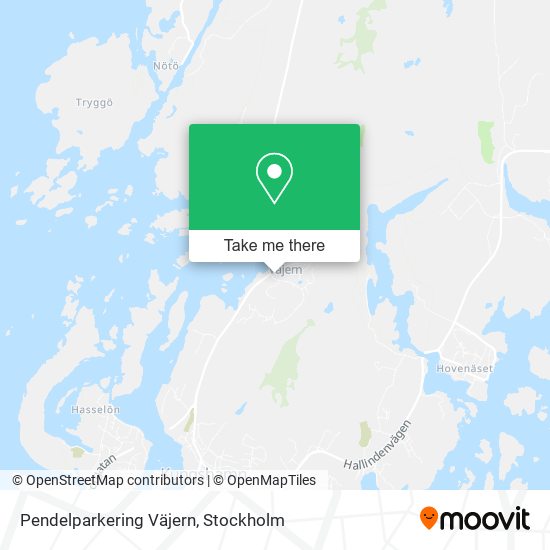 Pendelparkering Väjern map