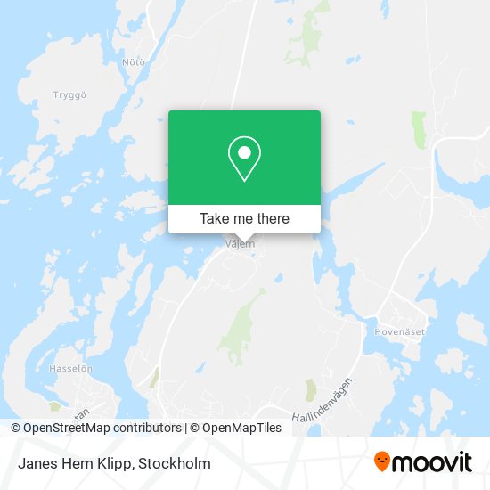 Janes Hem Klipp map