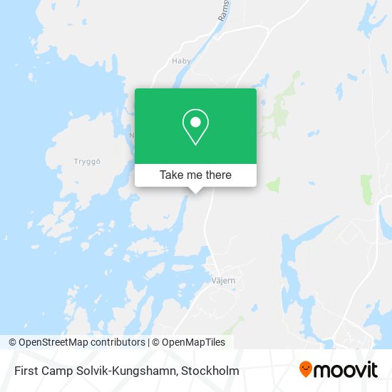 First Camp Solvik-Kungshamn map