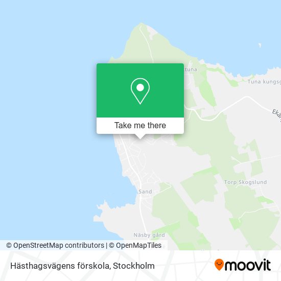 Hästhagsvägens förskola map