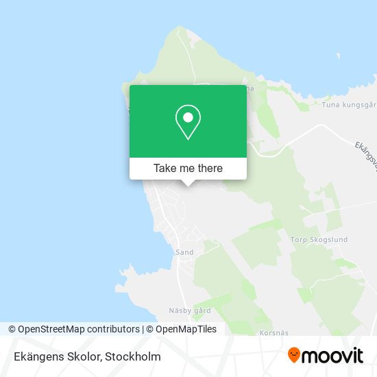 Ekängens Skolor map