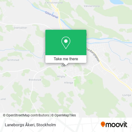 Laneborgs Åkeri map