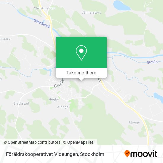 Föräldrakooperativet Videungen map