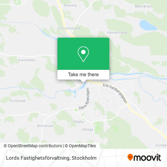 Lords Fastighetsförvaltning map