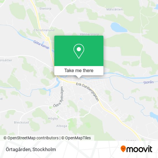 Örtagården map