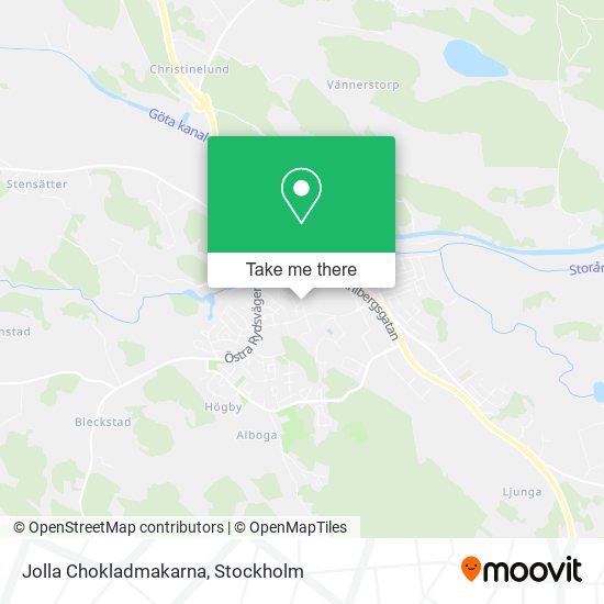 Jolla Chokladmakarna map