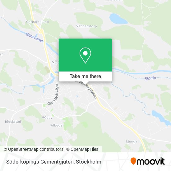 Söderköpings Cementgjuteri map