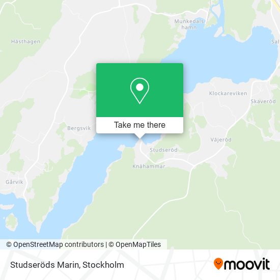 Studseröds Marin map