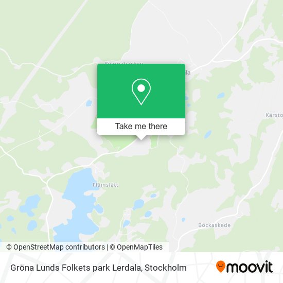 Gröna Lunds Folkets park Lerdala map