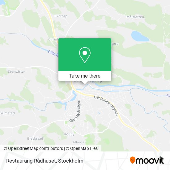 Restaurang Rådhuset map