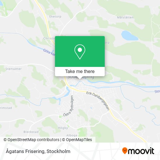 Ågatans Frisering map