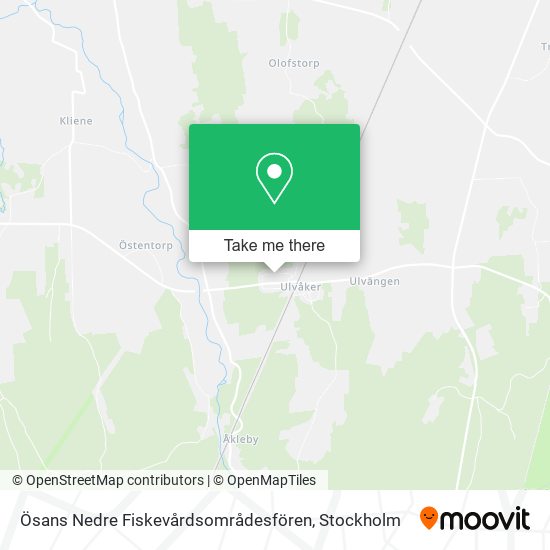Ösans Nedre Fiskevårdsområdesfören map