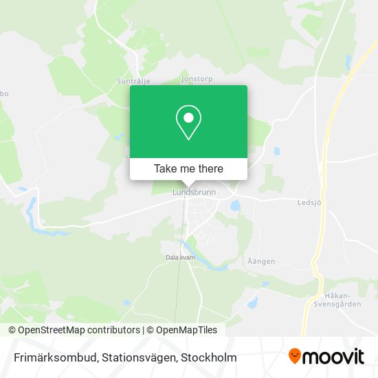 Frimärksombud, Stationsvägen map