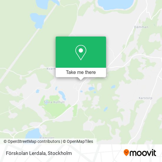 Förskolan Lerdala map