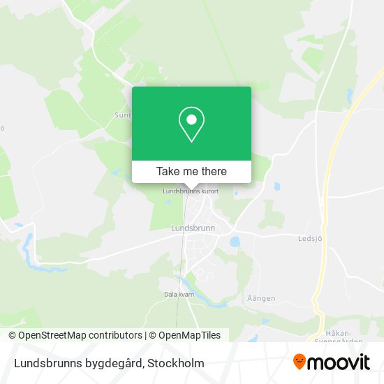 Lundsbrunns bygdegård map