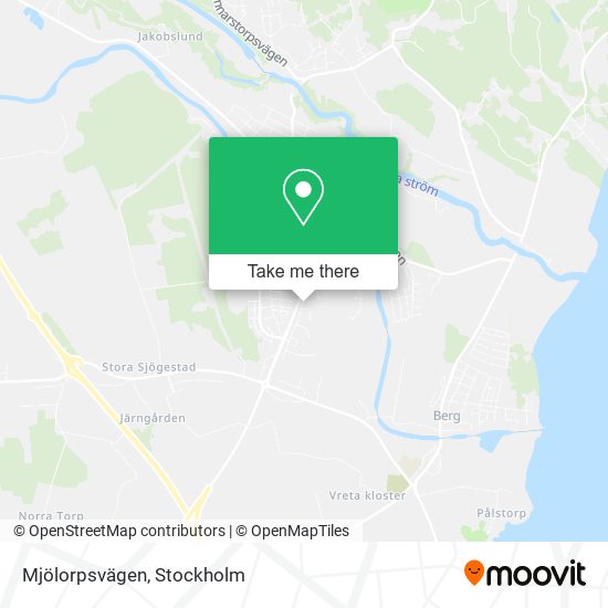 Mjölorpsvägen map