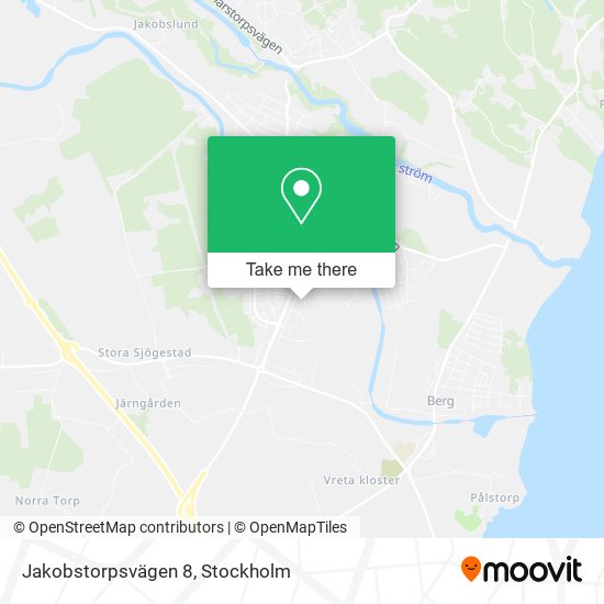 Jakobstorpsvägen 8 map