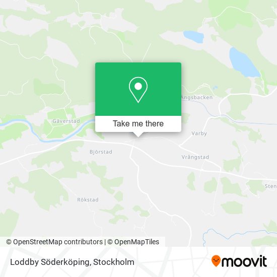 Loddby Söderköping map