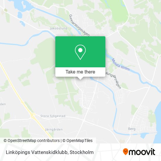 Linköpings Vattenskidklubb map