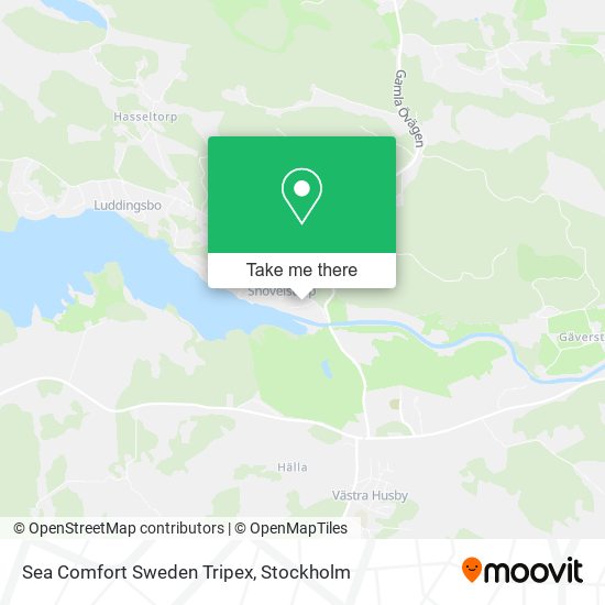 Sea Comfort Sweden Tripex map