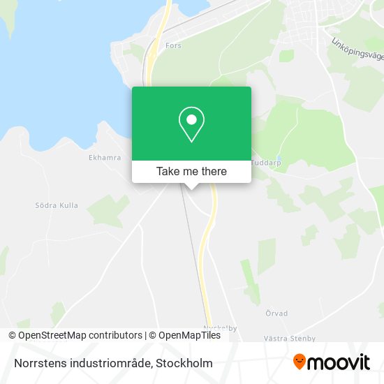 Norrstens industriområde map