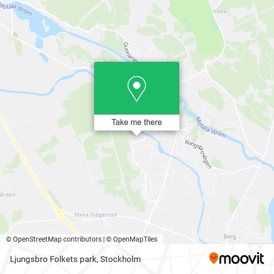 Ljungsbro Folkets park map