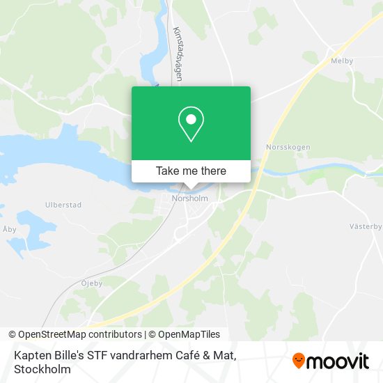 Kapten Bille's STF vandrarhem Café & Mat map
