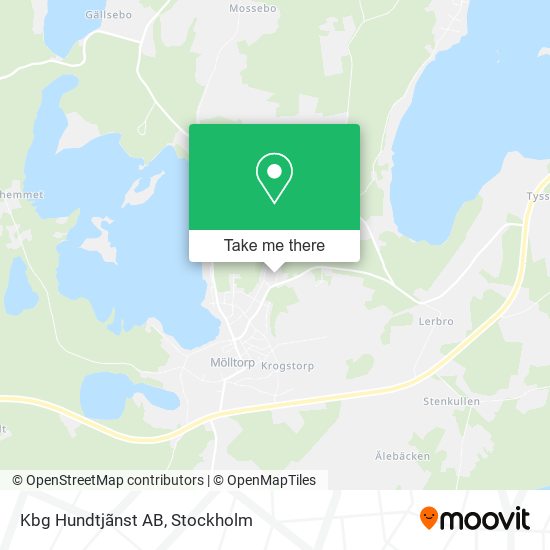 Kbg Hundtjãnst AB map