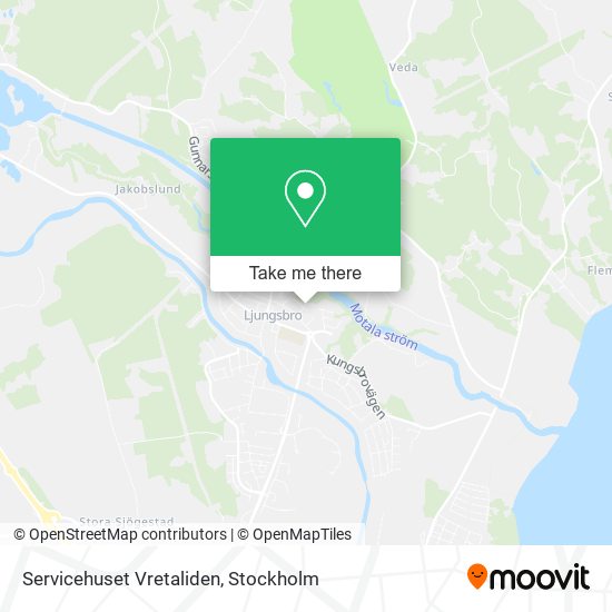 Servicehuset Vretaliden map