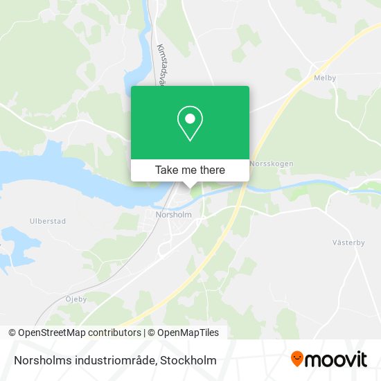 Norsholms industriområde map