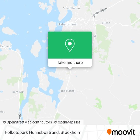 Folketspark Hunnebostrand map