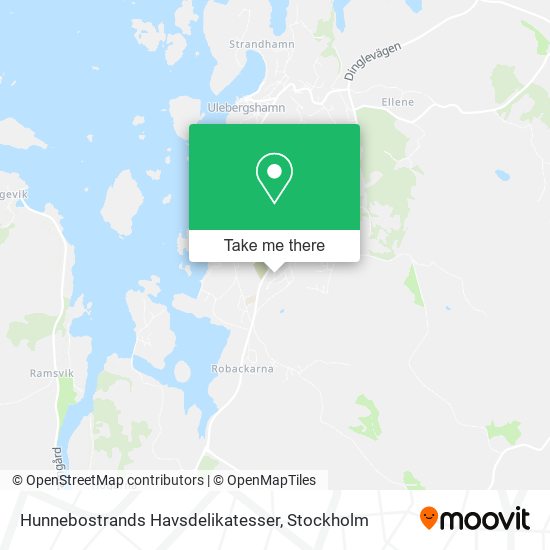 Hunnebostrands Havsdelikatesser map