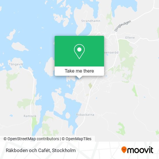 Räkboden och Cafét map