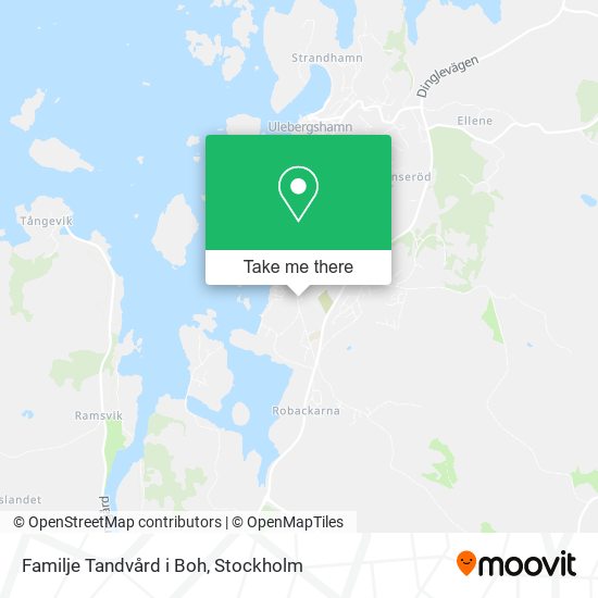 Familje Tandvård i Boh map