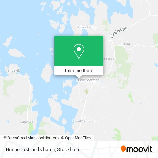 Hunnebostrands hamn map