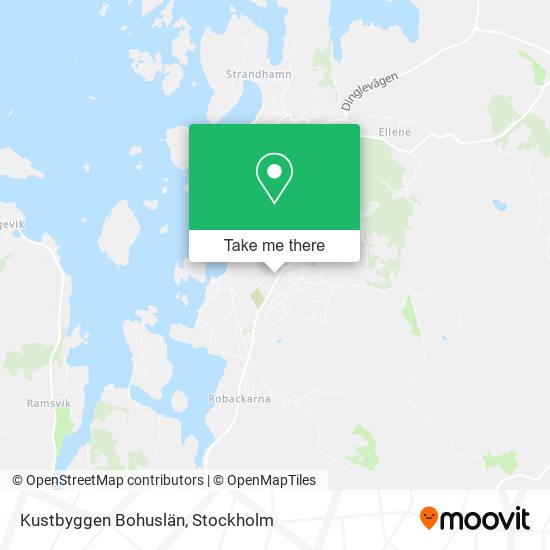 Kustbyggen Bohuslän map