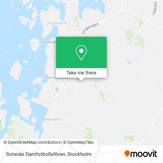 Sotenäs Damfotbollsfören map