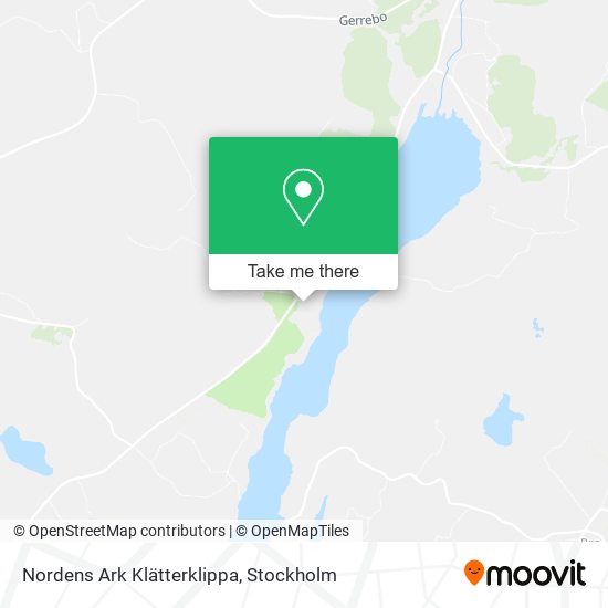 Nordens Ark Klätterklippa map