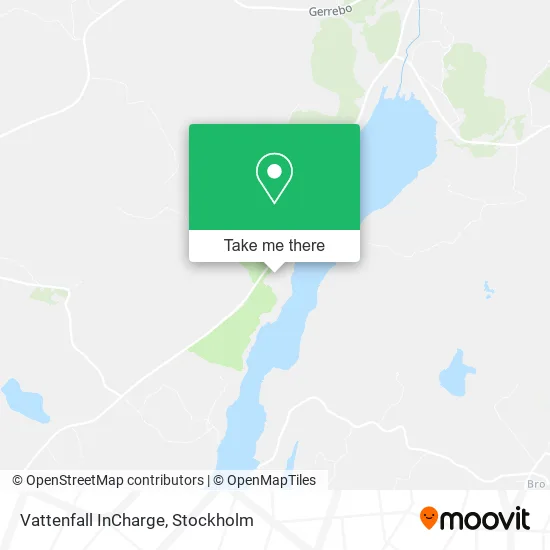 Vattenfall InCharge map