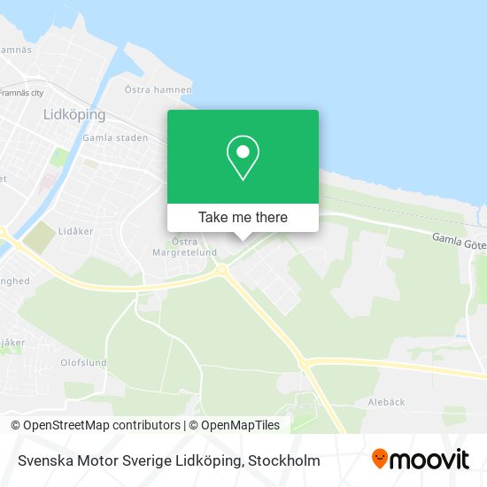 Svenska Motor Sverige Lidköping map