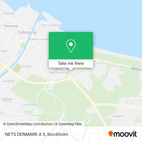 NETS DENMARK A S map