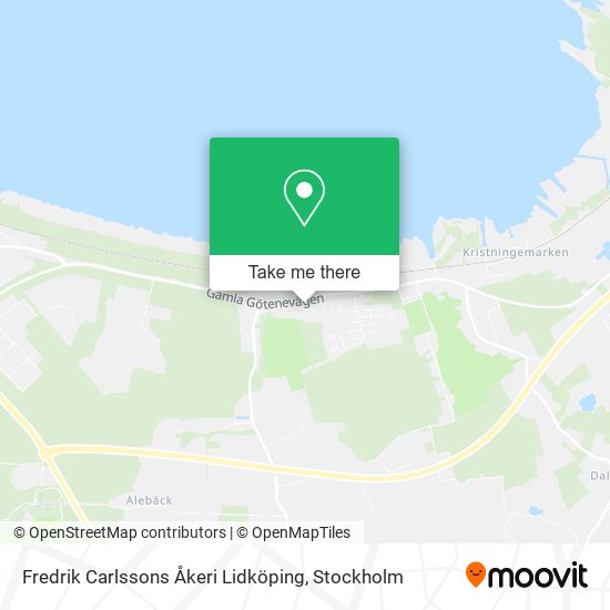 Fredrik Carlssons Åkeri Lidköping map