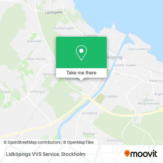 Lidköpings VVS Service map